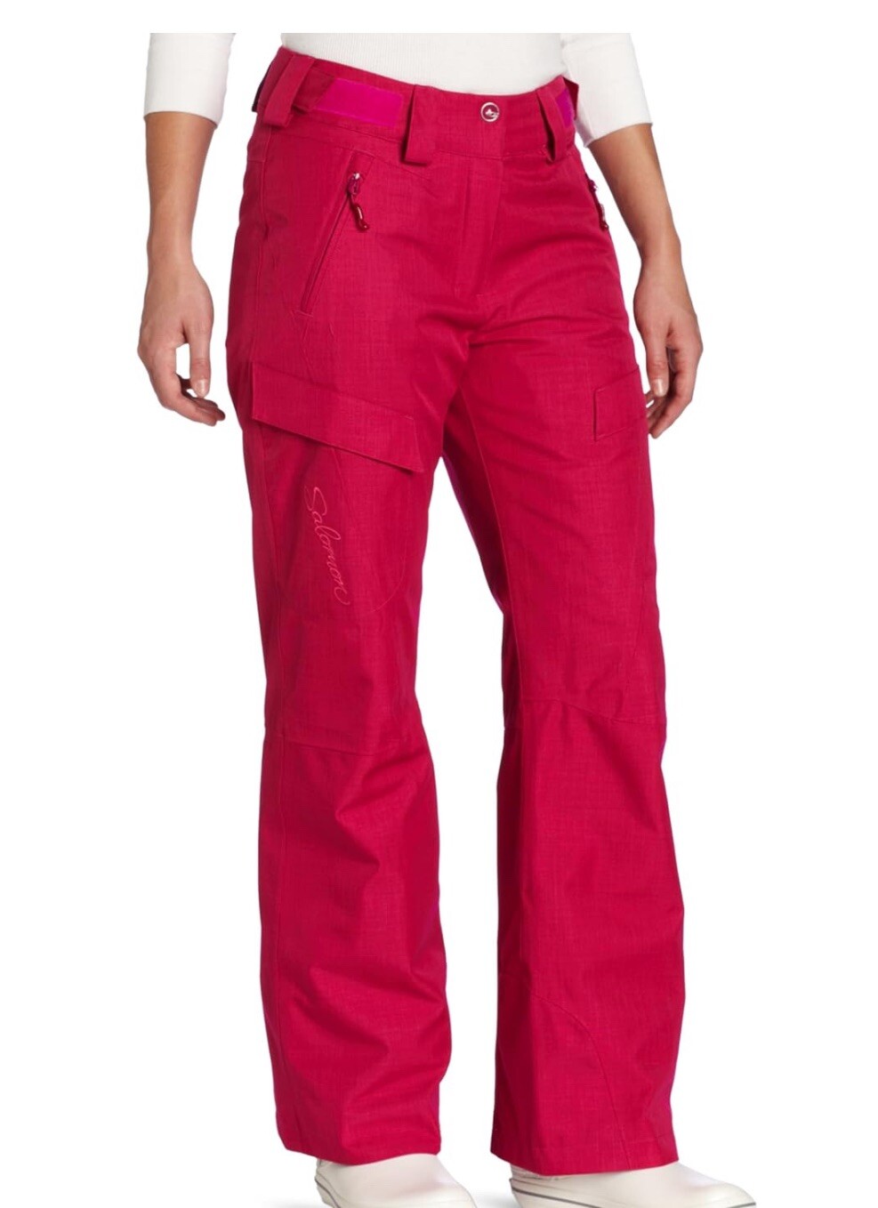 Salomon Donna Fantasy II Foderati Sci Snowboard Rosso Rosa. Taglia media.