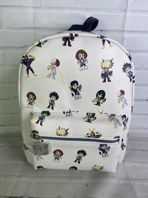 My Hero Academia UA Bioworld Backpack Chibi Characters‎ Anime Mini Bag My Hero Academia Mini Backpack Bag Chibi Grid Midoriya  main image 3