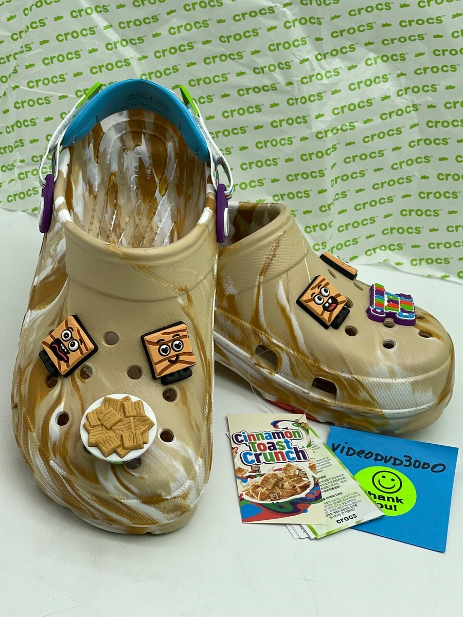 Crocs X Classic Cinnamon Toast Crunch Kid's J5 Clog 207925-2E9