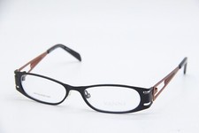 NEW VANNI V9049 C131 ORANGE BLACK AUTHENTIC EYEGLASSES FRAMES 47-14