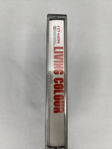 Brand New Sealed Living Colour Cassette Tape 80’s - Picture 3 of 6