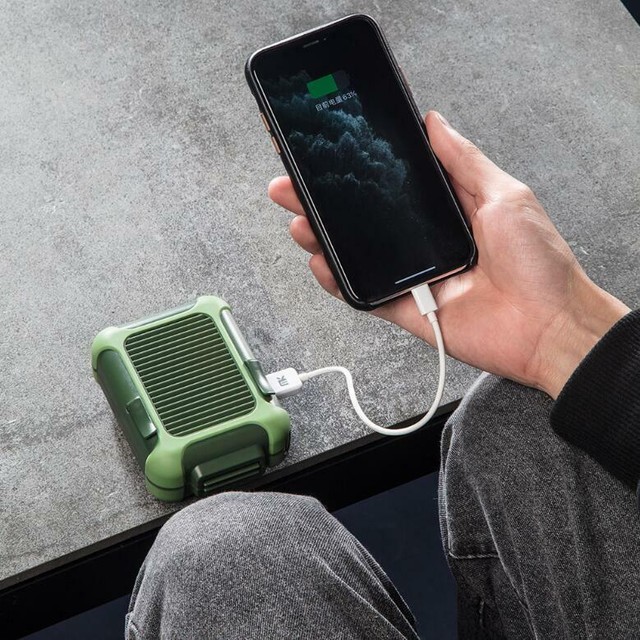 portable charger and fan