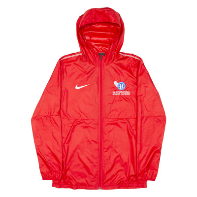 NIKE I2i International Soccer Academy Herren Trainingsjacke rot mit Kapuze M