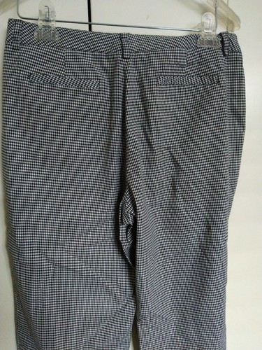 Larry Levine Petite Casual Pants Stretch Washable Checkered Women's Size 10P GUC - Picture 6 of 6