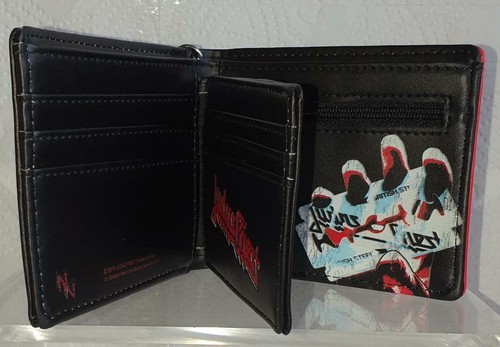Cartera Judas Priest ACERO BRITÁNICO icónica metal pesado regalo en caja - Imagen 3 de 6