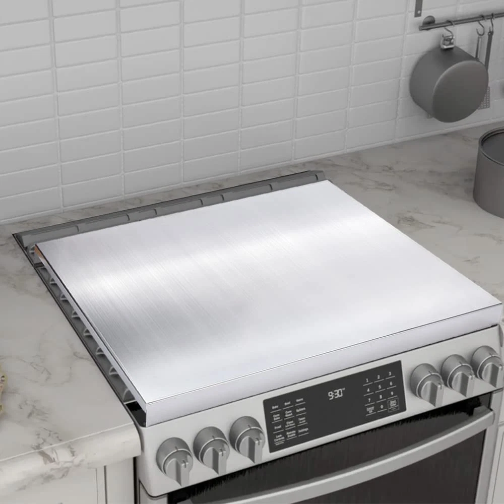 Stainless Steel Stove Top Cover for Gas Stove, Noodle Board for Cooktop/Electric