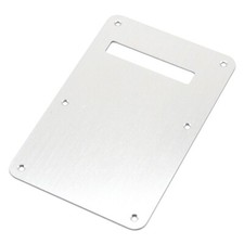 Aluminum Electric Guitar Back Plate Single Hole Tremolo Cover Back Plate Chrome