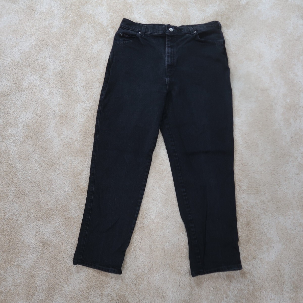 Womens Pants Lee Riders Black Pants Straight Leg Lee Riders Mid