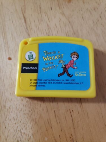 Leap Frog My First LeapPad There's A Wocket In My Pocket Preschol Cartridge Only - Picture 1 of 3