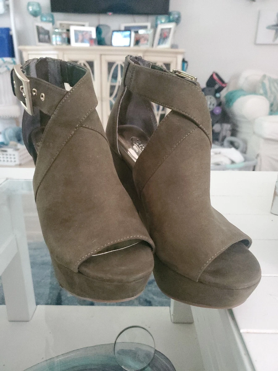 Carlos santana open toe hotsell booties
