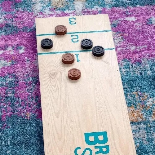 Shuffleboard Wooden Tabletop Game eBay