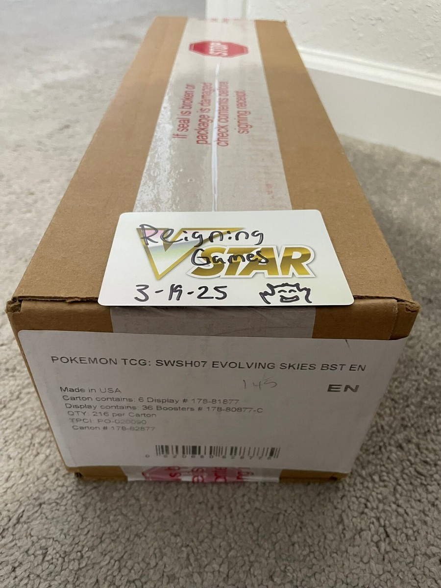 evolving skies 6 booster box case Pokemon TCG: Sword & Shield main image 1