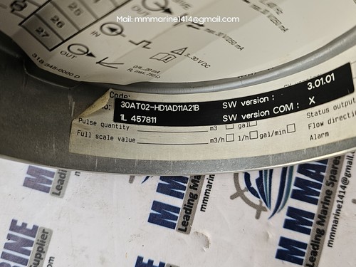 ENDRESS+HAUSER PROMAG 30A/A 30AT02-HD1AD11A21B MAGFLOW 1/12" 316L 85-260VAC - Picture 21 of 24