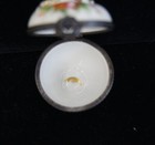 Limoges French Hand Painted Floral Apple Trinket Box W/ Gold Trim  — photo 9