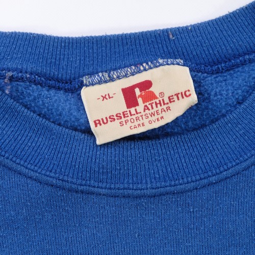 Rare VTG RUSSELL ATHLETIC Sportswear Top Duck Graphic Sweatshirt 80s Gun YTH XL - Picture 3 of 11