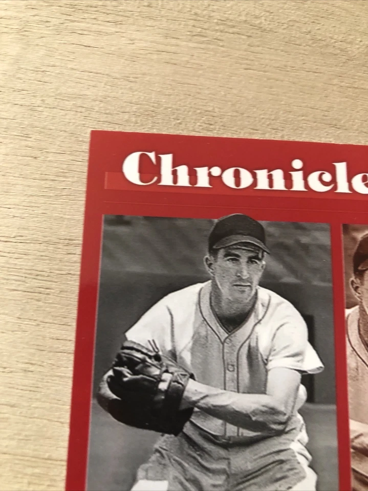 JOHNNY PESKY 2023 Panini Chronicles #22 Red Parallel /100 Boston RED SOX - Image 2 of 4