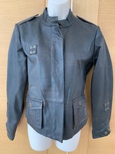 Genuine "morgan" Ladies Brown Fitted Leather Jacket - Bnwot - Size T1 (8-10)
