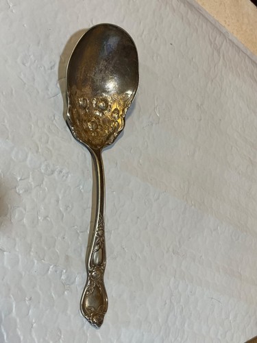 Vintage Unique 1847 Rogers Bros Silver Plate XS Triple Salad Spoon 9" Length (A2 - Picture 2 of 4