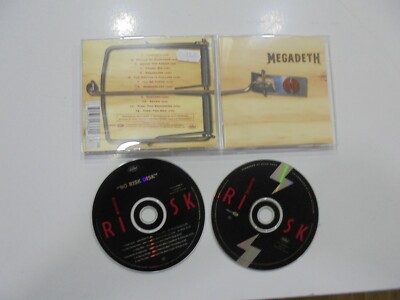 Megadeth 2Cd Europa Risiko 1999