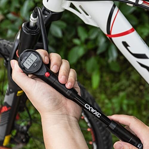 Digital Shock Pump for Mountain & Road Bikes- High Pressure Suspension Pump 