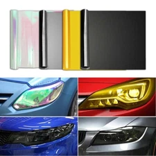 Car Headlight Taillight Fog Light Sticker Tint Protector Film Vinyl Wrap Decals