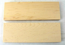 Pack Of 2 Solid Maple Lumber Wood Plank Boards 3/4" X 4" X 12" Straight Edge