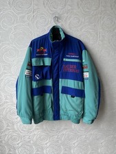 Vintage 90s Red Bull Sauber Petronas Formula 1 F-1 Racing Bomber Jacket Men  s L