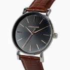 Longvadon Classic Marron Quartz Analog Watch 40mm Brown Leather Strap Box — photo 5