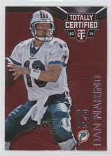 2014 Panini Totally Certified Platinum Red 70/100 Dan Marino #99 HOF 1h1