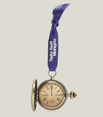 新品未使用 テイラースウィフト オーナメント ② 💙TAYLOR SWIFT MIDNIGHTS EXILE ENDS POCKET WATCH ORNAMENT NIB | eBay