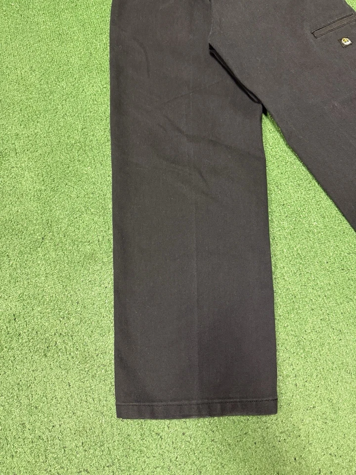 Pantalones De Colección Y2K Lowrider Impala Para Hombre 30x30 (28x28) Negros Sueltos Pierna Ancha Grunge Foto 4 de 4