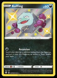 Koffing SV076/SV122 Shining Fates: Shiny Vault Holo Shiny Rare