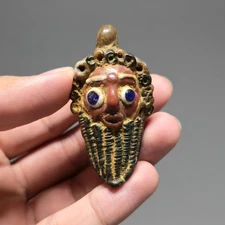 CIRCA BEAUTIFUL PHOENICIAN GLASS FACE BEADS.