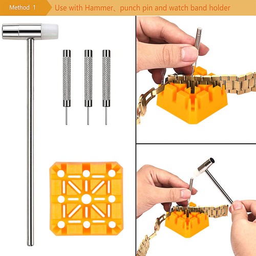 162PCS Uhrenwerkzeug Set Uhrmacherwerkzeug Uhr Werkzeug Profi Tasche Reparatur - Bild 8 von 19