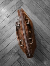 Borsa coccodrillo selvaggio vintage Guido Borelli anni '60