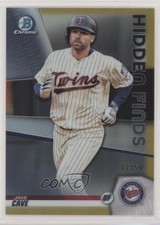 2020 Bowman Hidden Finds Chrome Gold Refractor 32/50 Jake Cave #HF-JCA 0c6