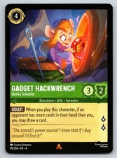 Disney Lorcana Gadget Hackwrench - Quirky Scientist Reign of Jafar Rare 99/204
