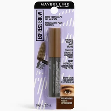 Maybelline Express Brow Gel Mascara 256 Warm Brown Auburn 0.09oz New
