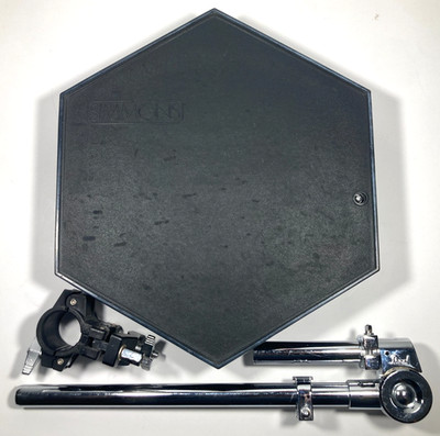 Simmons Vintage Hex Electronic Drum Pad 14x12 w/Pearl Hardware Tested XLR Out