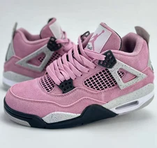 Jordan 4 "Orchid" Retro Mid-Top Basketball Shoes-Pink-Unisex Adults