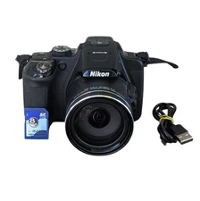 Nikon Coolpix P610 Black Digital Camera 60x Zoom 16 Megapixels Wi-fi Tested