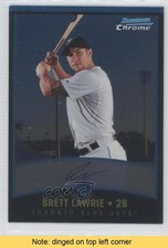 2011 Bowman Chrome Throwbacks Brett Lawrie #BCT12 READ 0a1