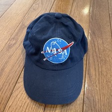 NASA  Kid U Not  Hat Strap-Back Baseball Cap Adjustable Cotton Outer Space USA