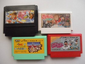 Famicom NES 11 Game Lot Son Goku Dragon Ball SonSon Monkey Journey Japan FC