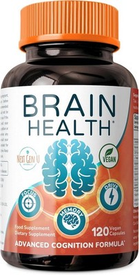 Brain Supplement - 120 Vegan Capsules - Dietary Nootropic May Help Memory USA