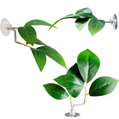 Fish Leaf Pad Fish Tank Accessories Aquarium Décor Simulating 3 pcs Adjustabl...