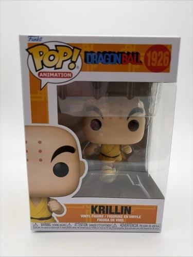 Dragon Ball Krillin Funko Pop! Vinyl Figure #1926 With Pop Protector Ship Fast