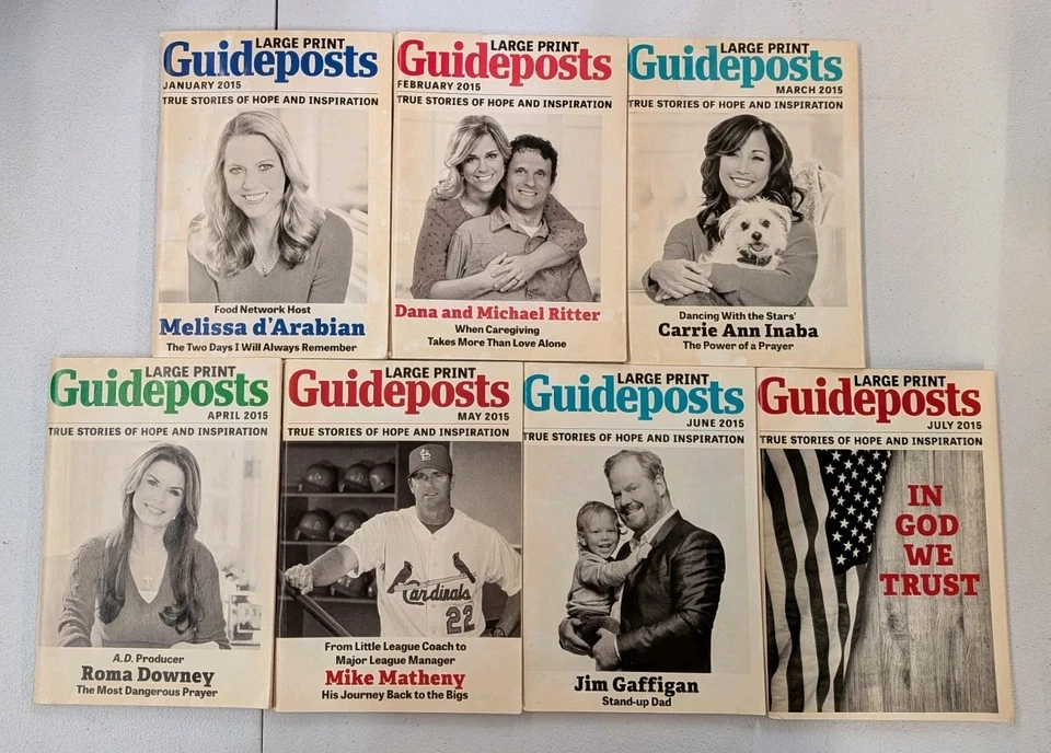 Lot of 28 Guideposts Magazines LARGE PRINT - Image 4 of 4