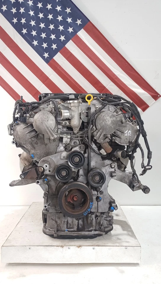 Motor Infiniti Nissan 37 Q40 Q50 3.7 V6 VQ37VHR VQ37 VHR 101021NCAD 10103JL3MA - Imagem 2 de 4