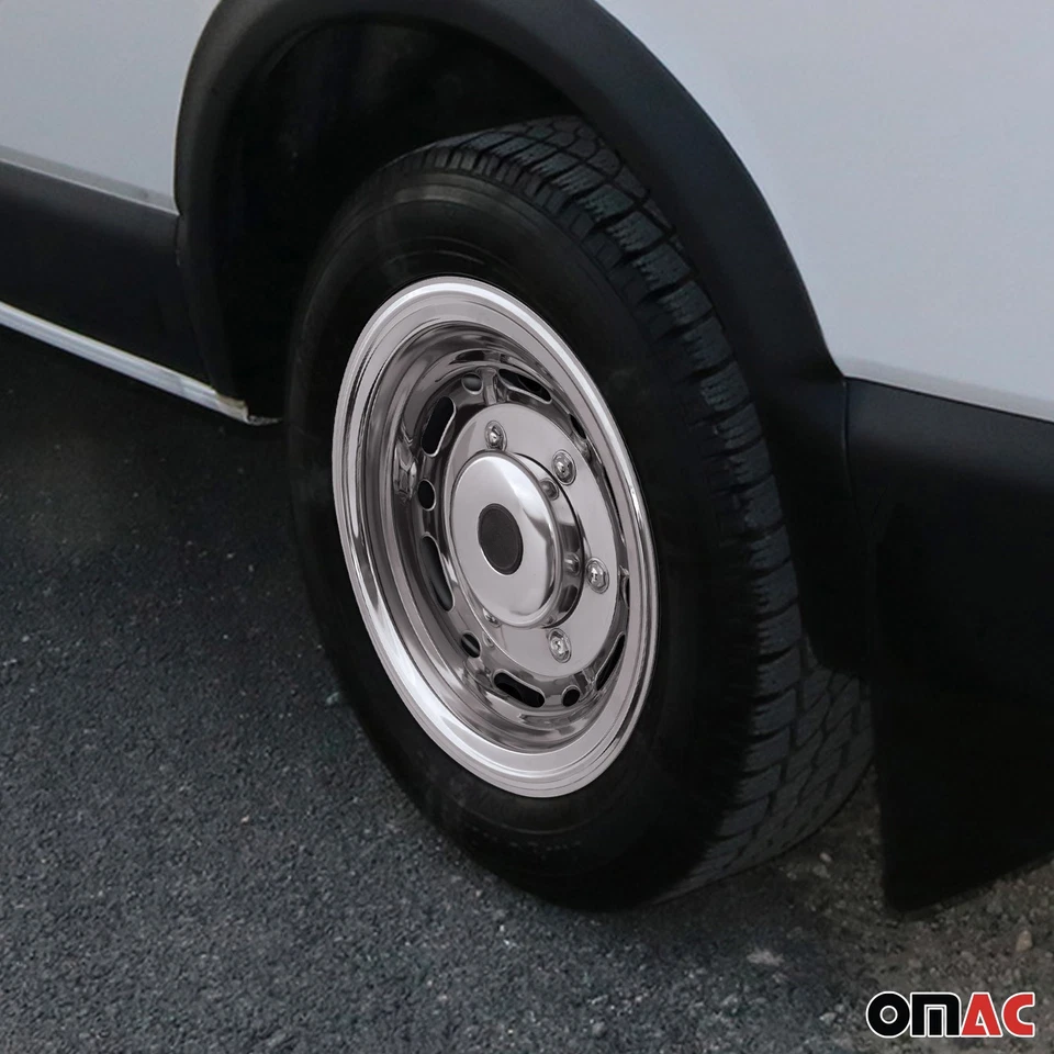 Calotas simulador de roda dupla 16" para GMC Savana aço dianteiro e traseiro - Imagem 3 de 4